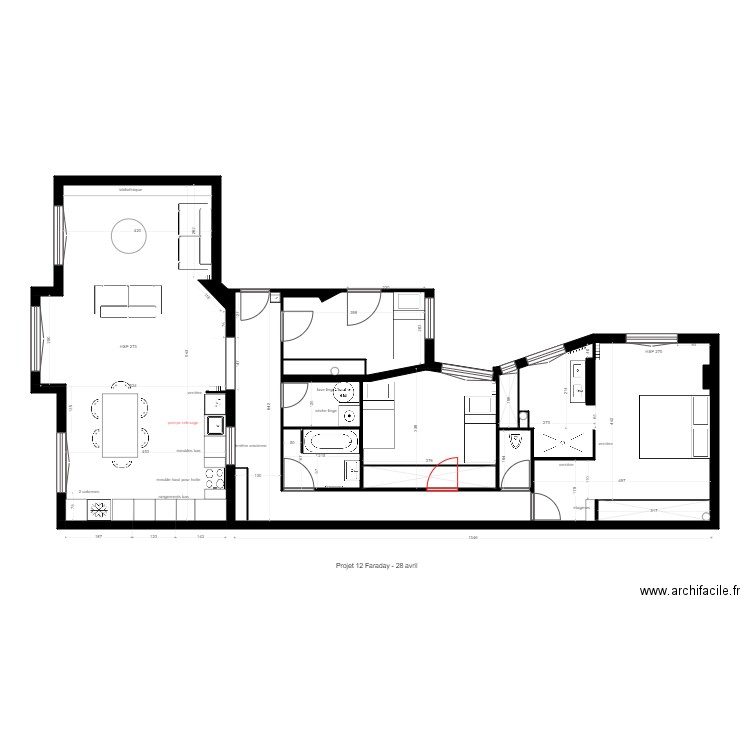 corbaz projet 12. Plan de 0 pièce et 0 m2