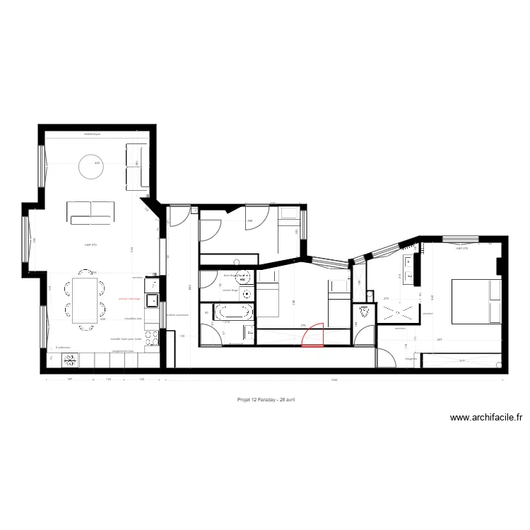 corbaz projet 12. Plan de 