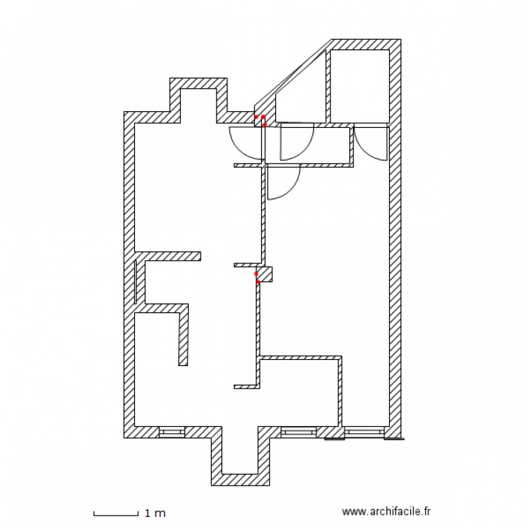 sous sol RGR - simul 1. Plan de 0 pièce et 0 m2