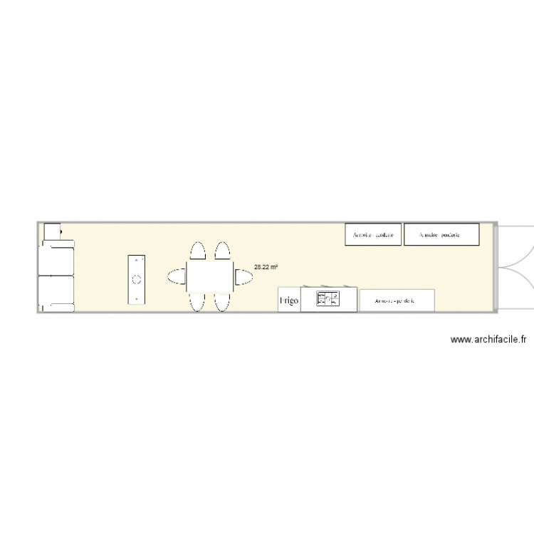 Container de chantier. Plan de 0 pièce et 0 m2