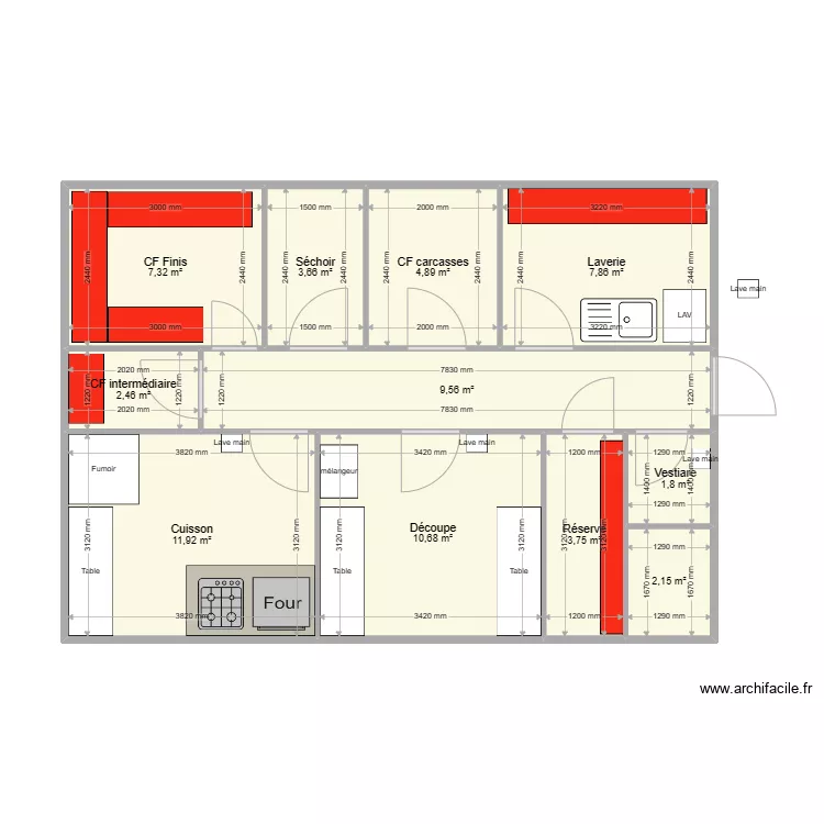 PORC BIO DU JURA. Plan de 