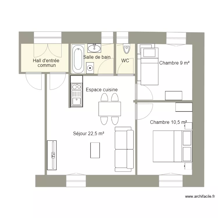 G&icirc;te Isnard 5683. Plan de 