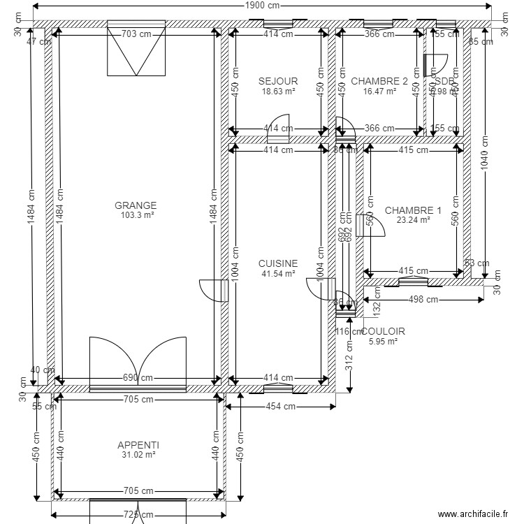 THOMAS. Plan de 0 pièce et 0 m2