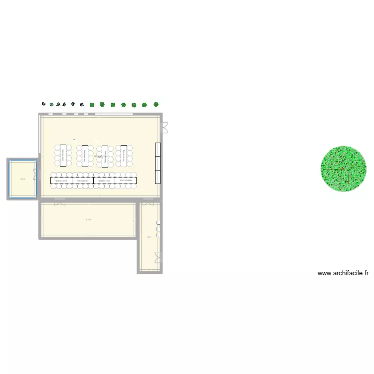 salle 50 ans . Plan de salle 50 ans . Plan de