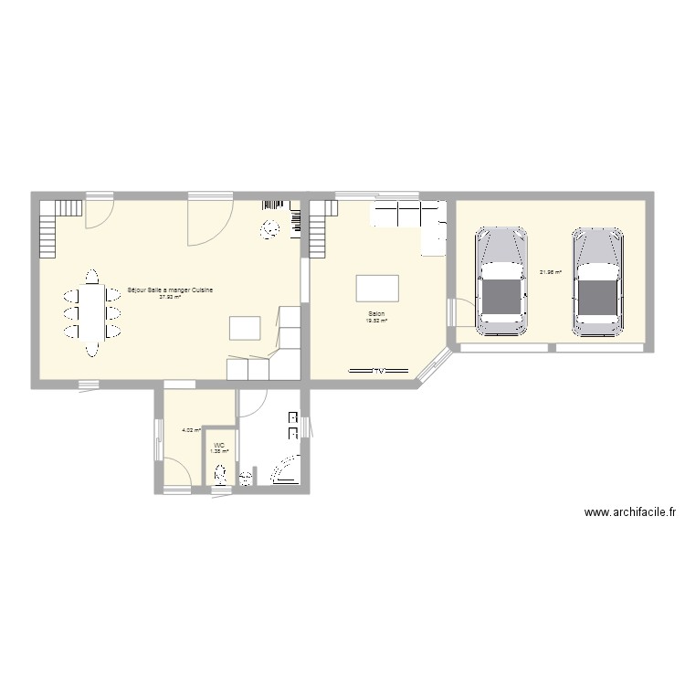Maison Robin Extension. Plan de 0 pièce et 0 m2