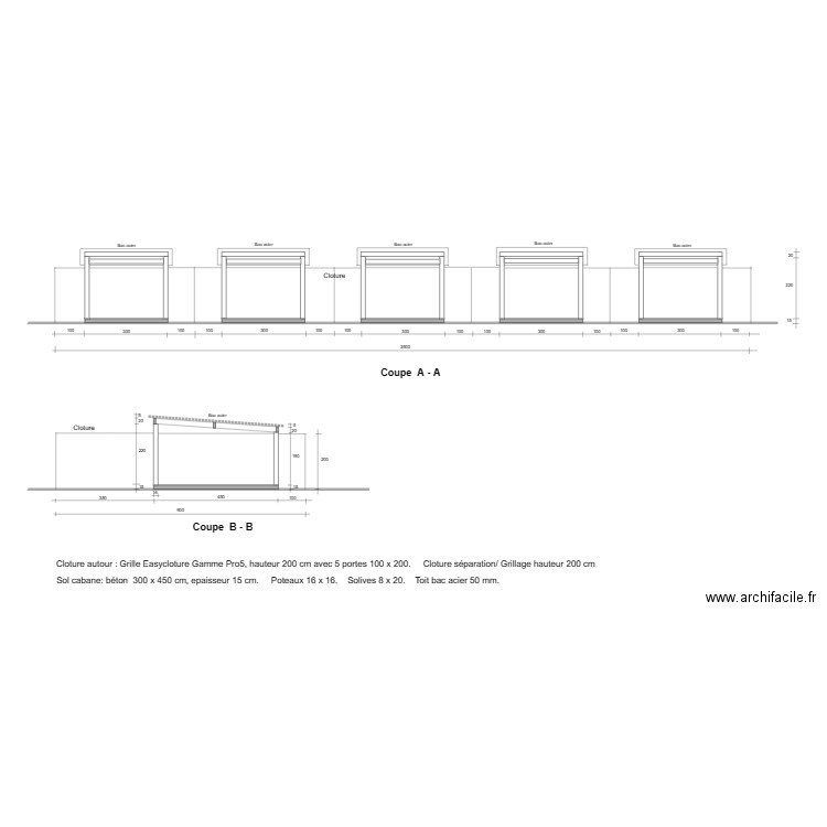 busset coupes. Plan de 0 pièce et 0 m2