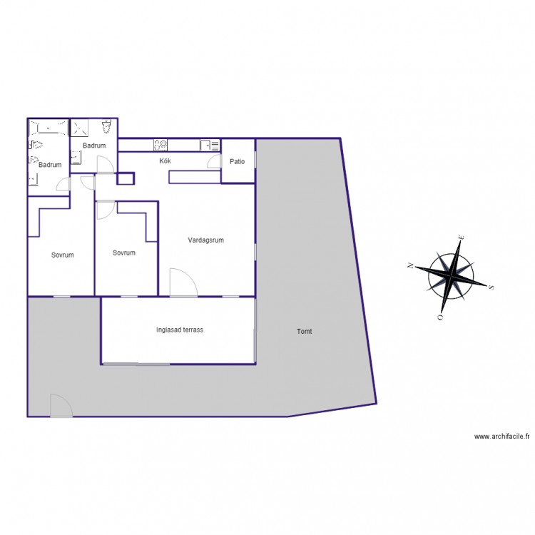 Planritning Zeniamar 8. Plan de 0 pièce et 0 m2