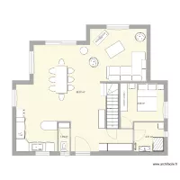 chalet rdc meuble