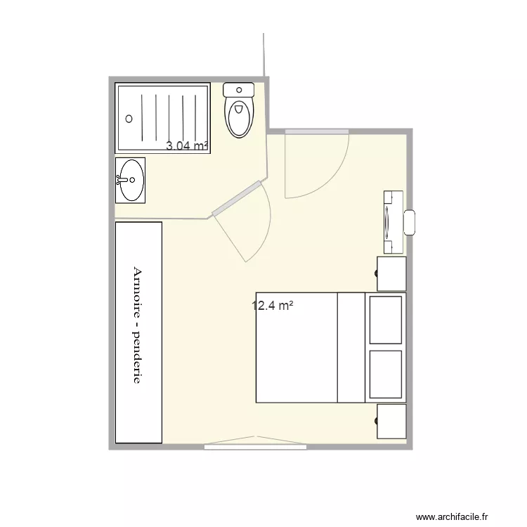  Plan Chambre  1. Plan de 