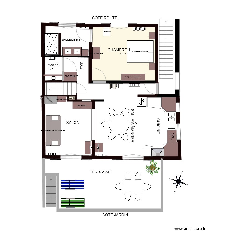 verneuil niveau 1 der. Plan de 0 pièce et 0 m2