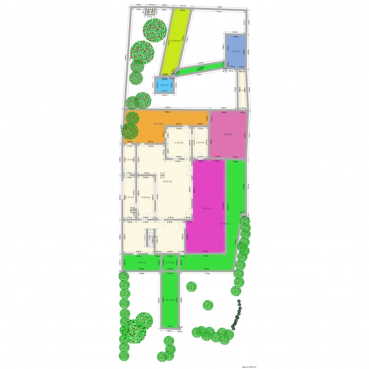 XArch003. Plan de 0 pièce et 0 m2