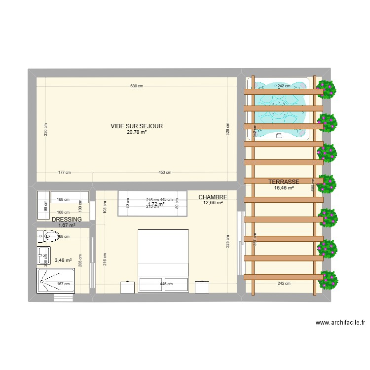 brindeau 6. Plan de 11 pièces et 106 m2