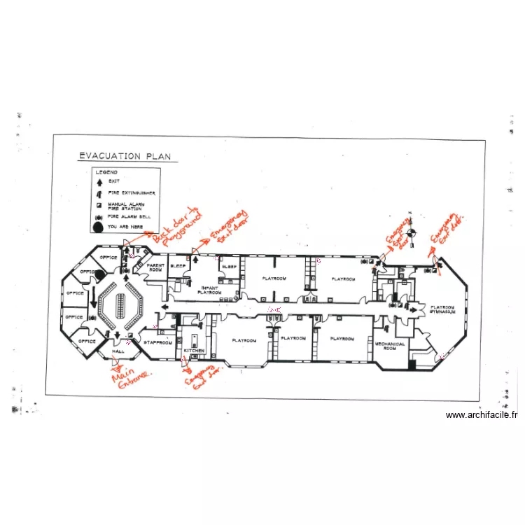 pinion pointed. Plan de 