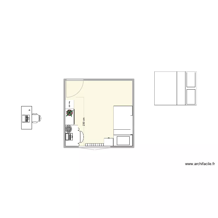 chambre loute 4. Plan de 