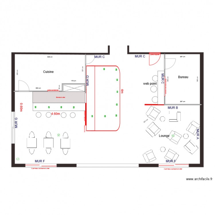 PROJET 6 Réception hôtel élec. Plan de 0 pièce et 0 m2