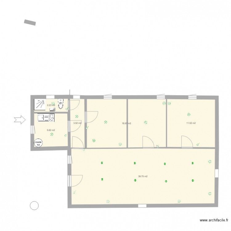 MOKARIA. Plan de 0 pièce et 0 m2