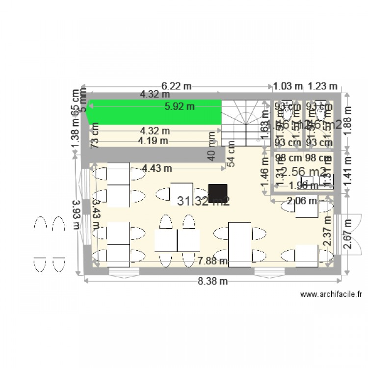 plan escalier exterieur 2. Plan de 0 pièce et 0 m2