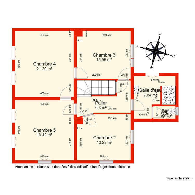 BI 5706 étage côté. Plan de 0 pièce et 0 m2