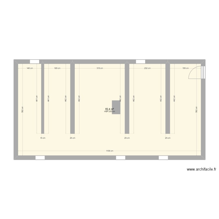 Plan maison LS. Plan de 0 pièce et 0 m2