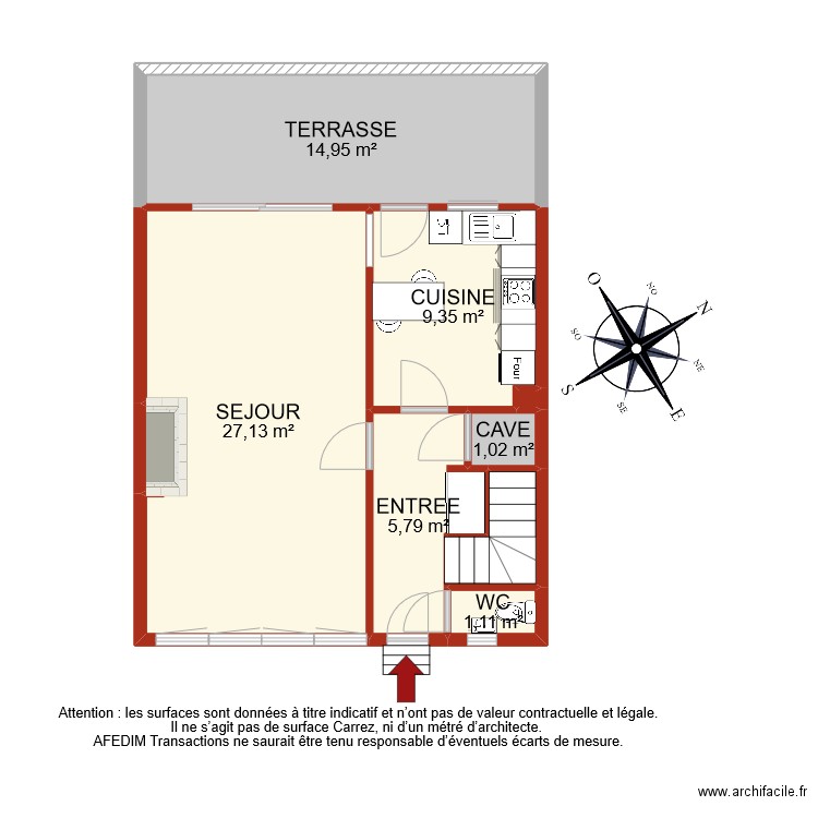 BI 9721 RDC. Plan de 0 pièce et 0 m2