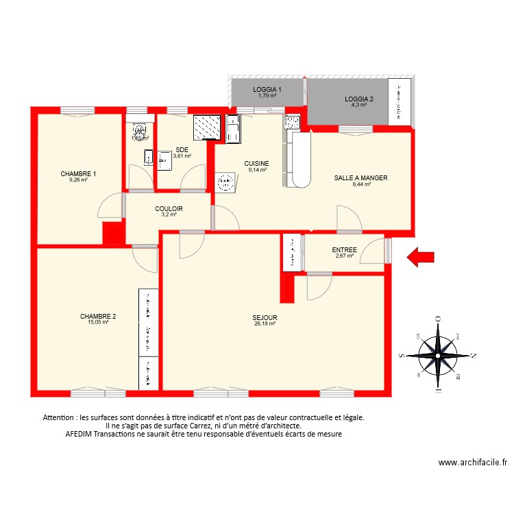 BI 6415. Plan de 0 pièce et 0 m2