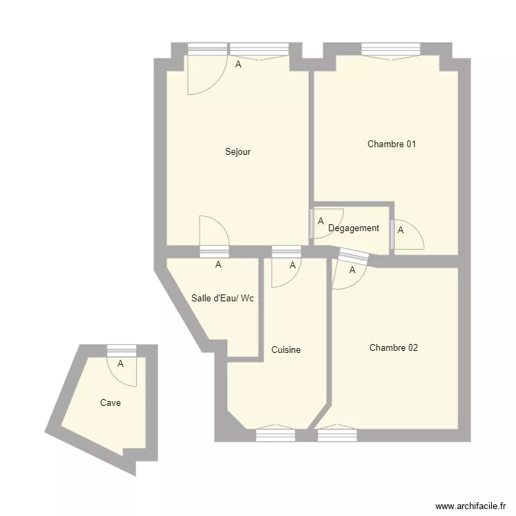 780807703-HOUILLES-SCILESQUATRE-CROQUIS-P. Plan de 