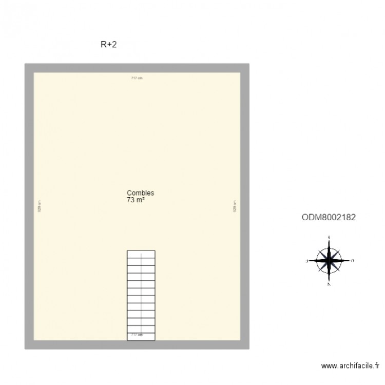 ODM8002182 Combles. Plan de 0 pièce et 0 m2