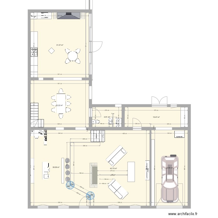 Esnandes RDC v1. Plan de 0 pièce et 0 m2