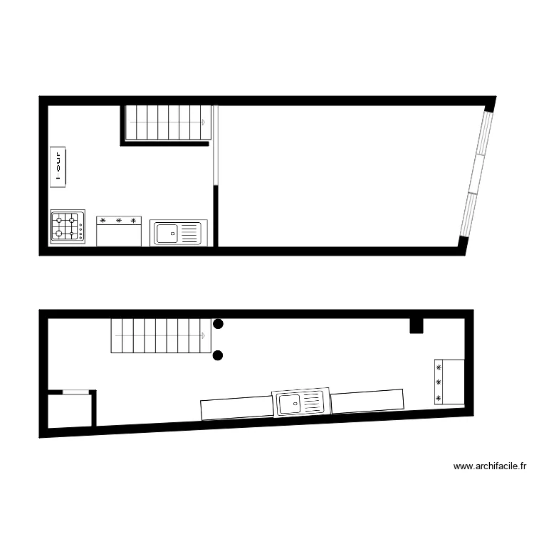 GS POULET ALFORTVILLE. Plan de 