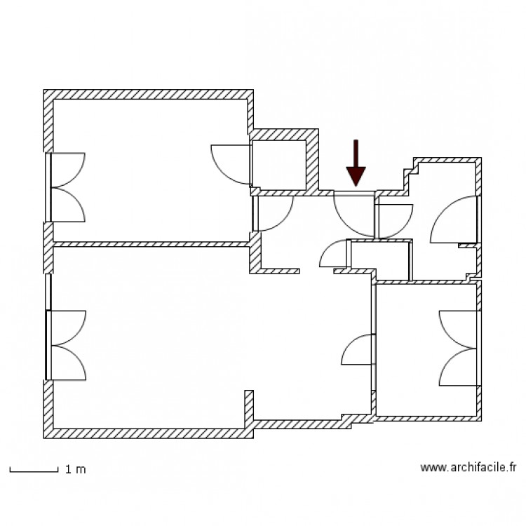 Appart ruisseau. Plan de 0 pièce et 0 m2