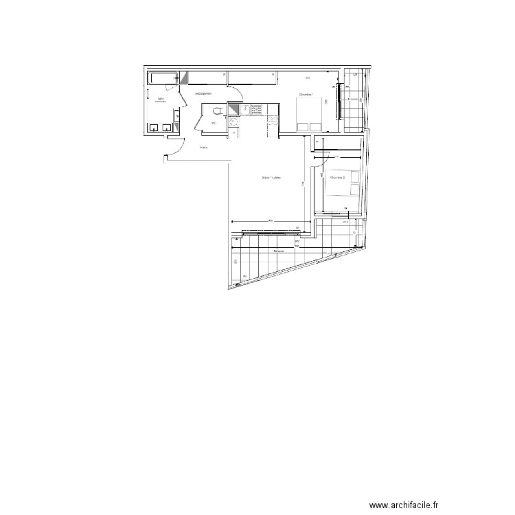SuitesMoreau. Plan de 0 pièce et 0 m2