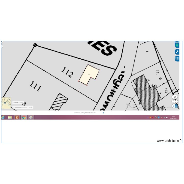 plan de masse maubert fontaine. Plan de 0 pièce et 0 m2