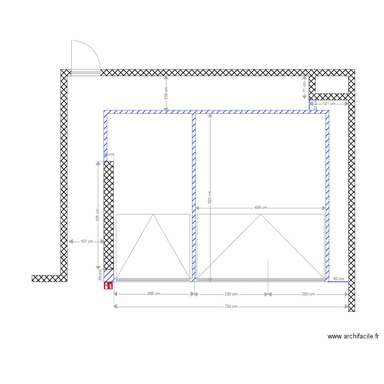 Parking GOURAN places C31 C32 C33 V2. Plan de 0 pièce et 0 m2