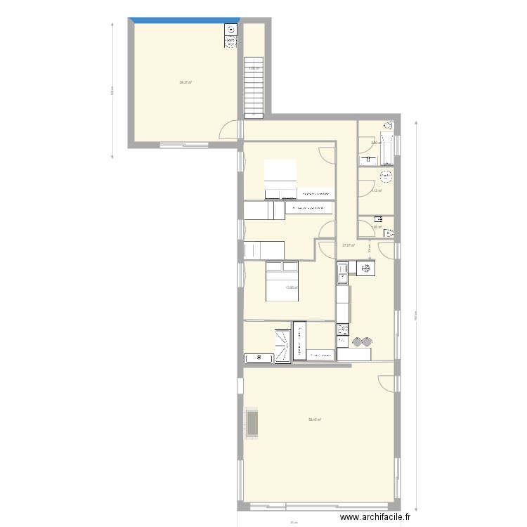 plan cast cast longue cuisine milieu plan 9 pi 232 ces 168 m2 dessin 233 plan cast cast longue cuisine milieu plan 9 pi 232 ces 168 m2 dessin 233