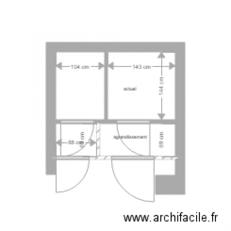 WC école 3. Plan de 0 pièce et 0 m2