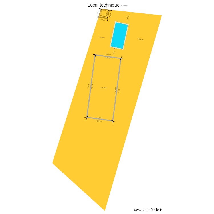 piscine aout 2. Plan de 0 pièce et 0 m2