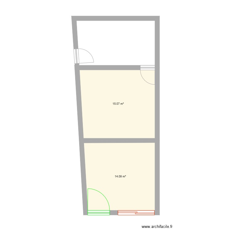 Toit Cuisine Exterieure. Plan de 0 pièce et 0 m2