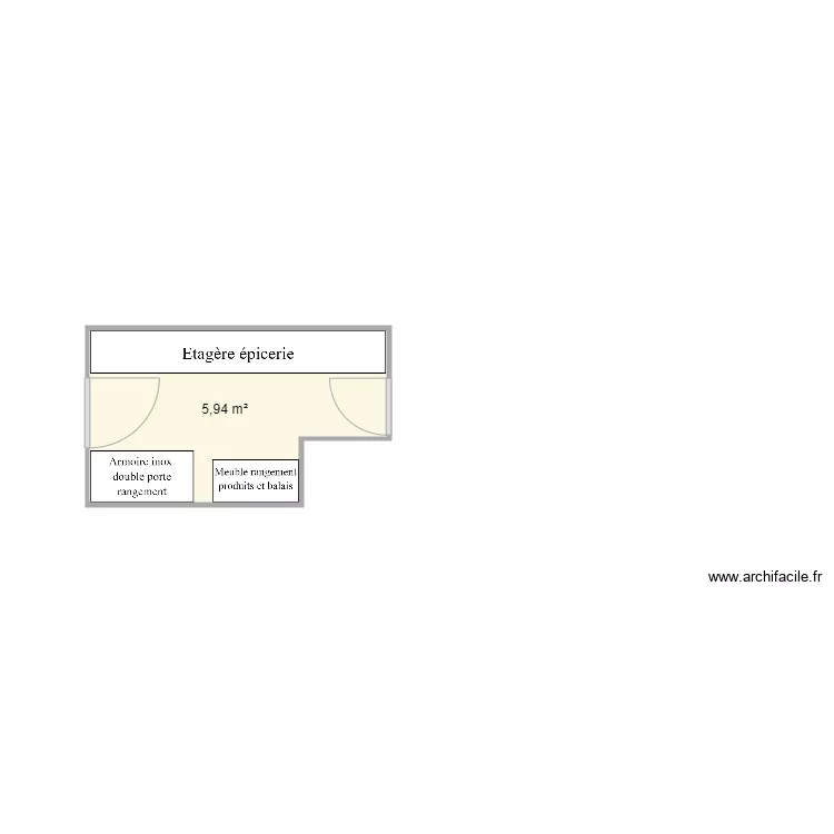 ZONE EPICERIE LE BOCAGE. Plan de ZONE EPICERIE LE BOCAGE. Plan de