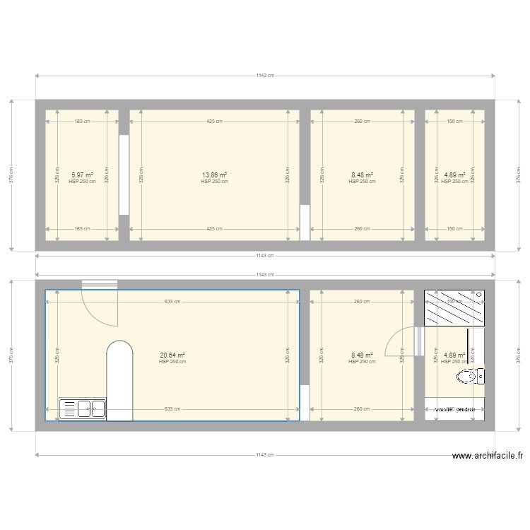 medjahed. Plan de 0 pièce et 0 m2