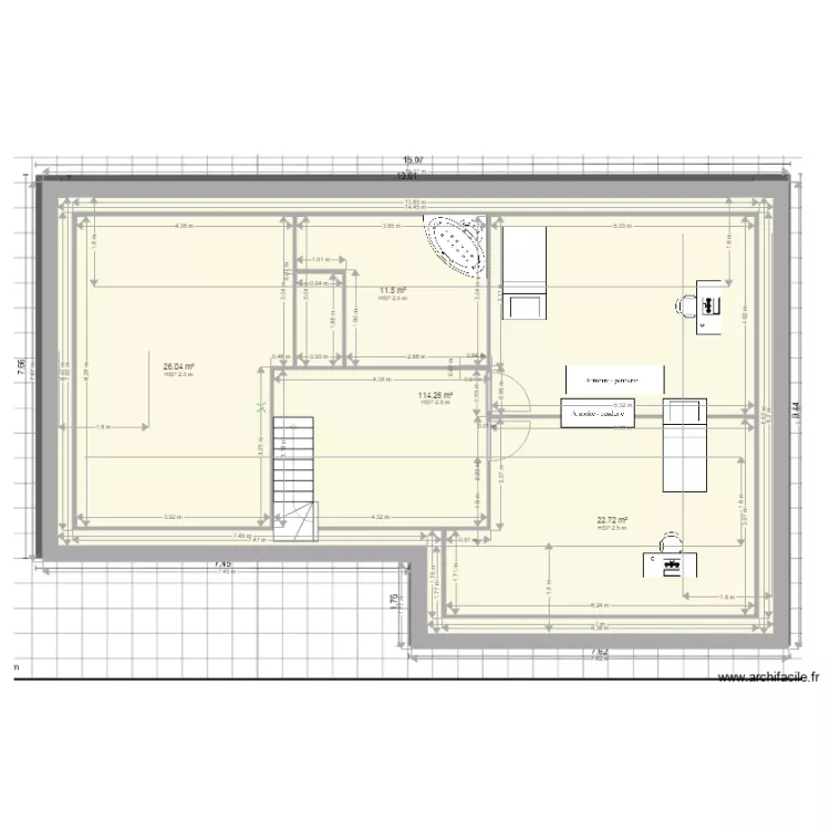 etage dadyve4. Plan de 