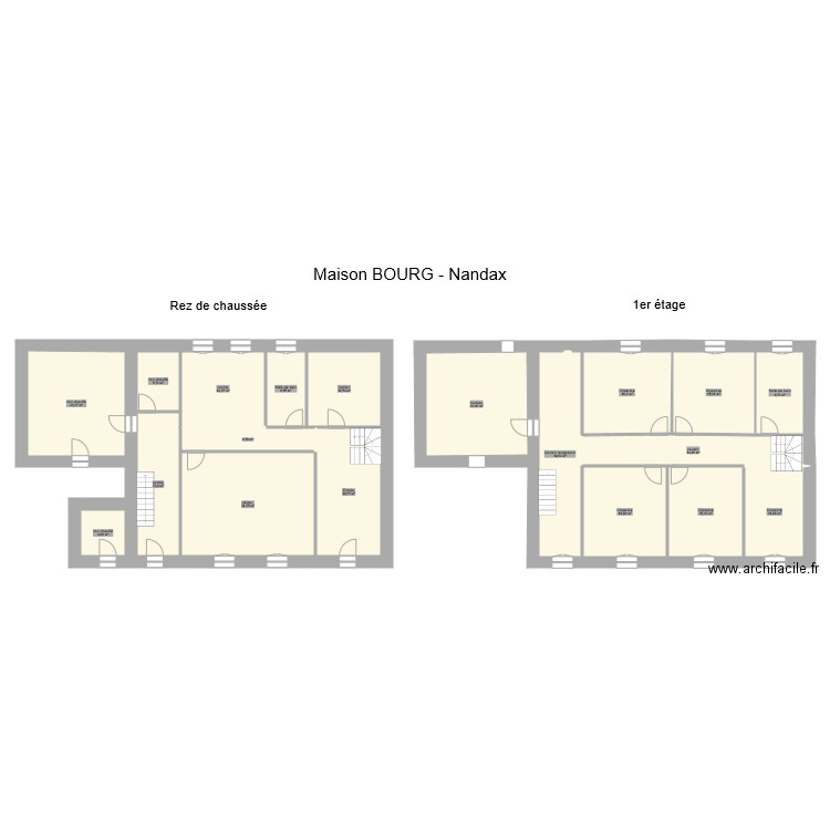 BOURG Nandax. Plan de 0 pièce et 0 m2