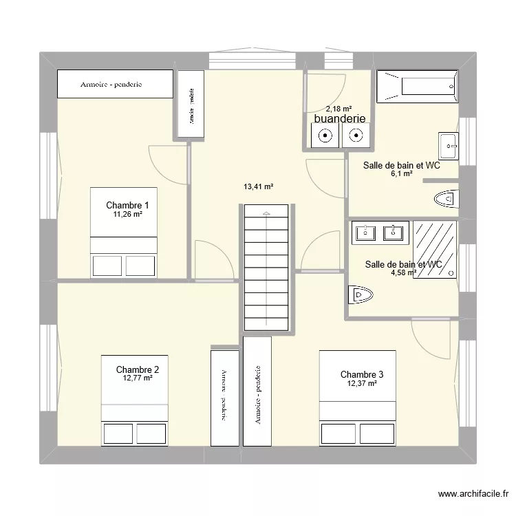 Mon plan type 100A. Plan de 