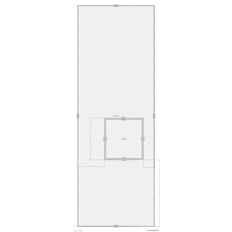 maison sur terrain. Plan de maison sur terrain. Plan de