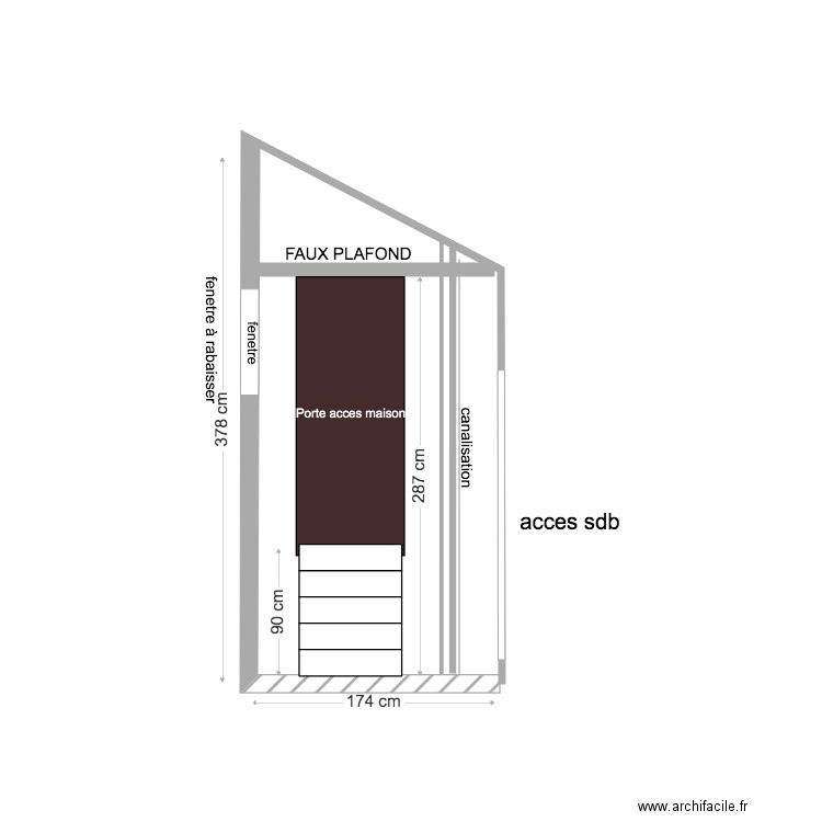 elevation acces habitation SCHLUTH CAMIF revue . Plan de 0 pièce et 0 m2