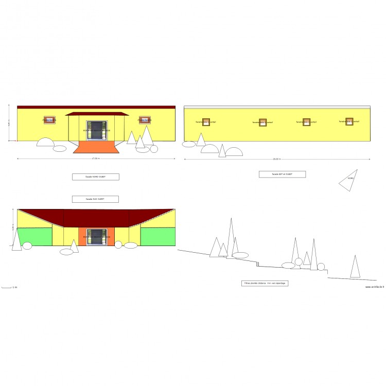 IMPLANTATION GITE BOSSA. Plan de 0 pièce et 0 m2