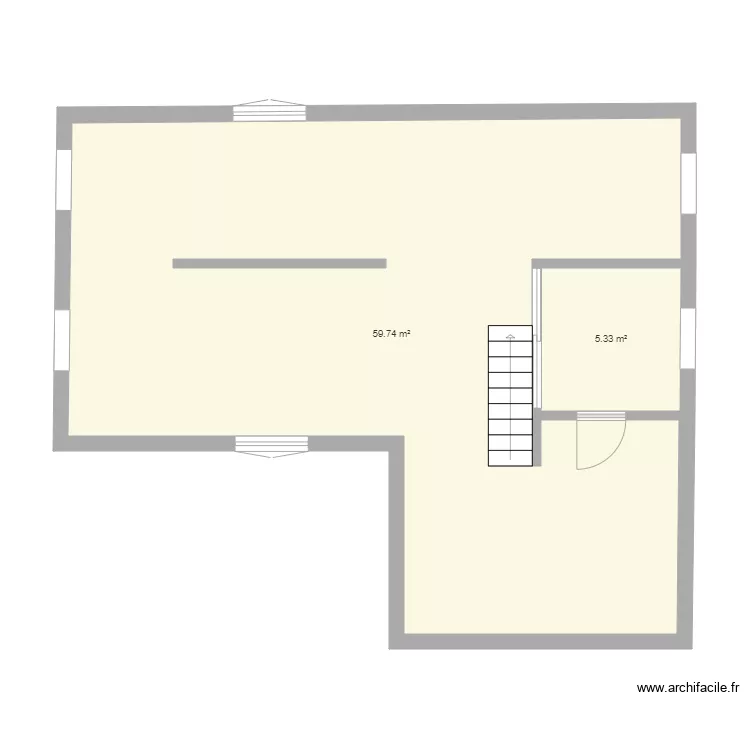 Etage Remacle. Plan de 