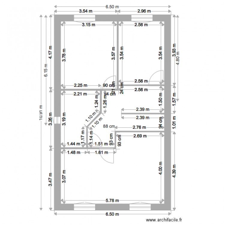 Oznur plan ETAGE avec cote 20062015. Plan de 0 pièce et 0 m2