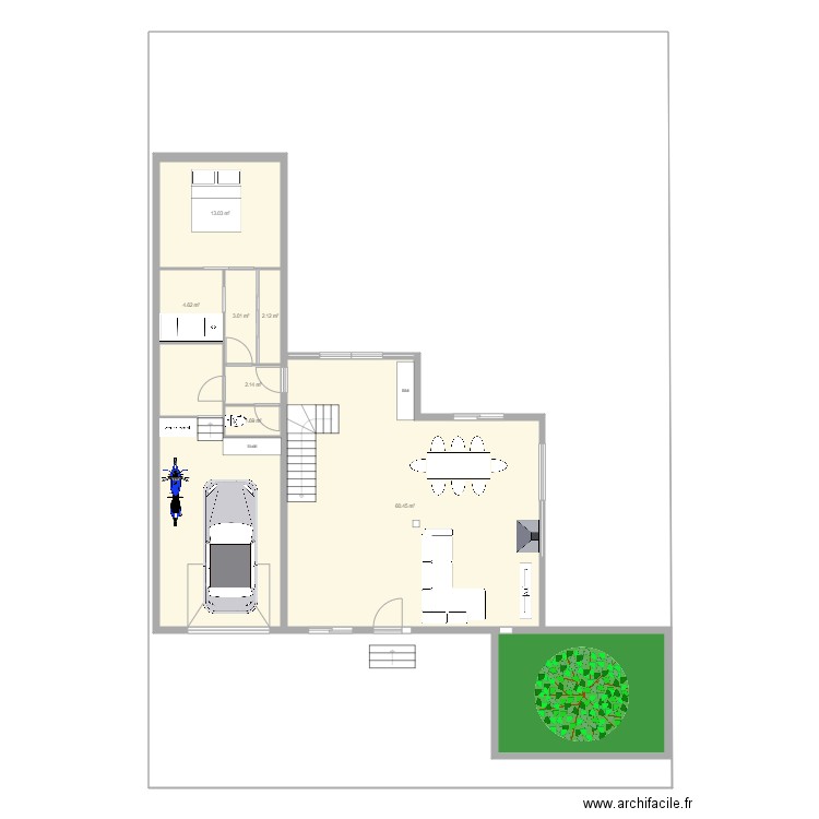 suite par. Plan de 0 pièce et 0 m2