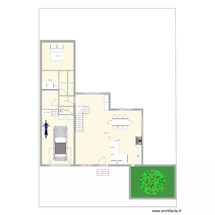 suite par. Plan de 