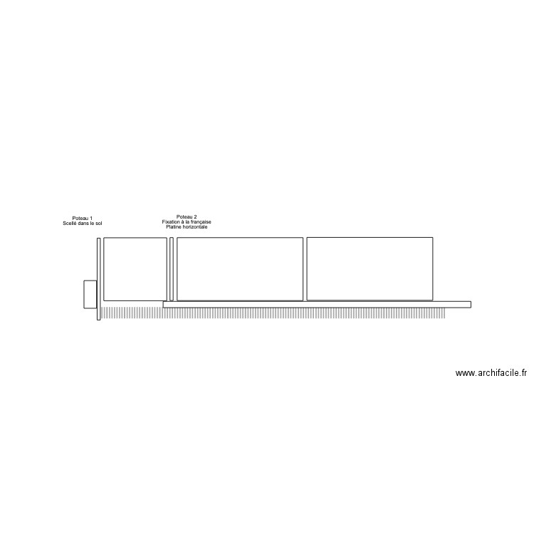 Garde corps  Portillon 2. Plan de 0 pièce et 0 m2